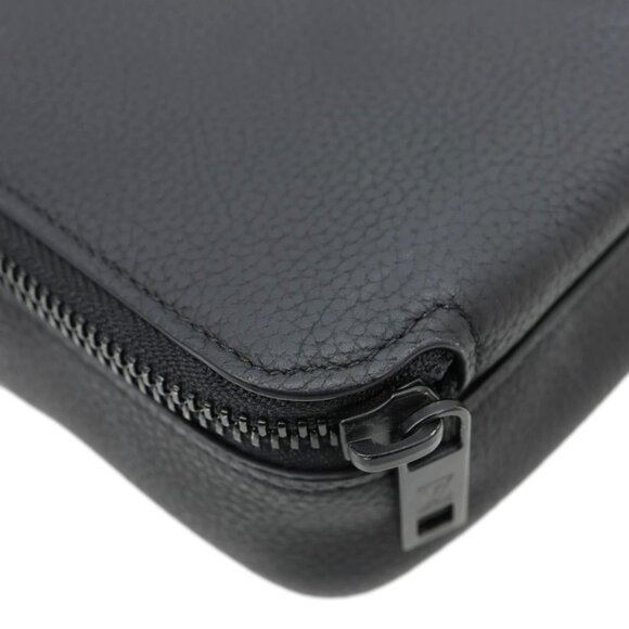 Louis Vuitton  Alpha Wearable LV Aerogram Leather Shoulder Bag Black - Picture 6 of 14